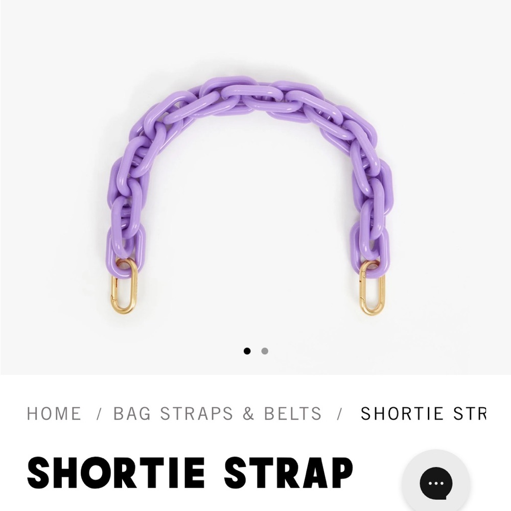 Clare V shortie strap dark lilac resin, sold out online